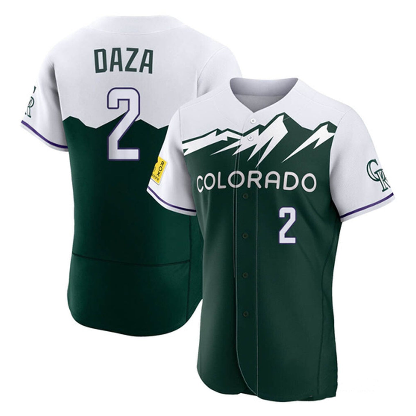 MLB Yonathan Daza Colorado Rockies 2 Jersey