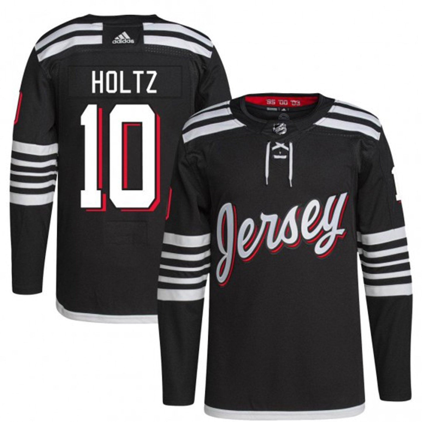 NHL Alexander Holtz New Jersey Devils 10 Jersey
