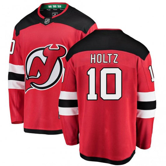 NHL Alexander Holtz New Jersey Devils 10 Jersey