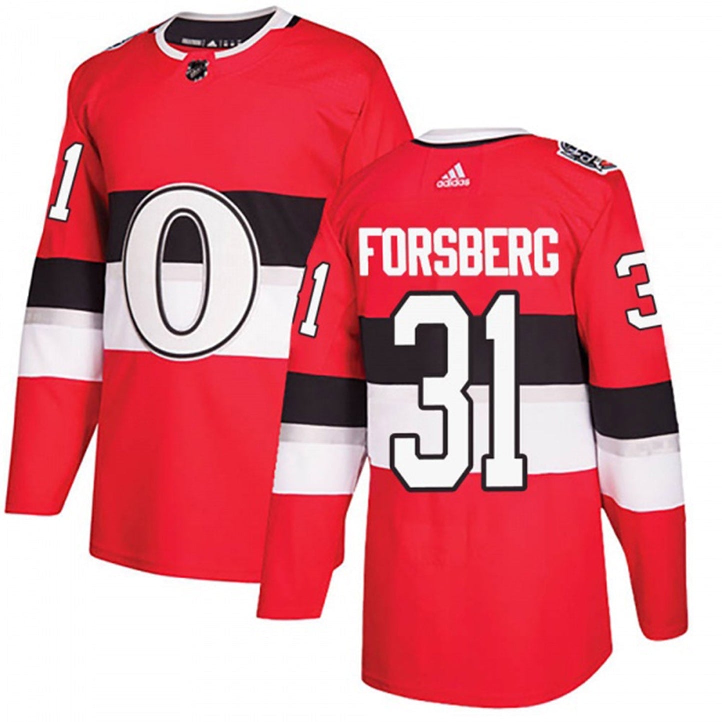 NHL Anton Forsberg Ottawa Senators 31 Jersey