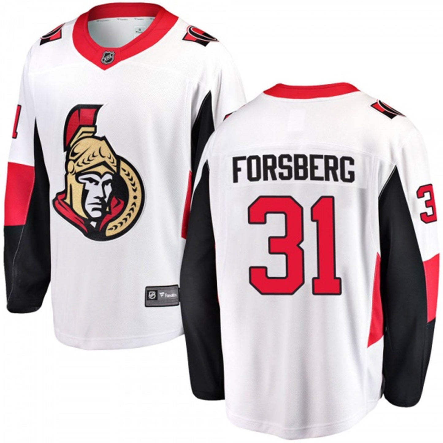 NHL Anton Forsberg Ottawa Senators 31 Jersey