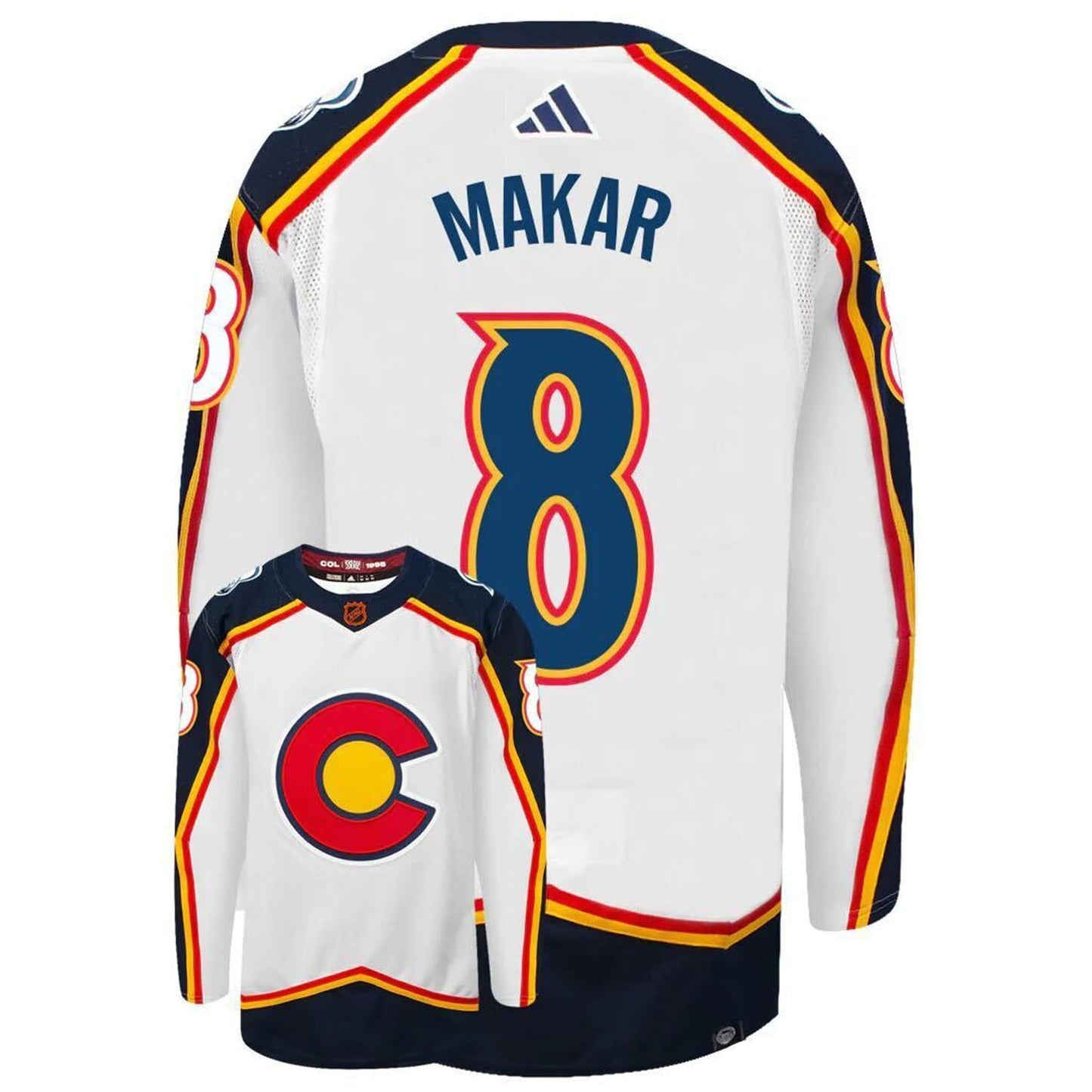NHL Cale Makar Colorado Avalanche 8 Jersey
