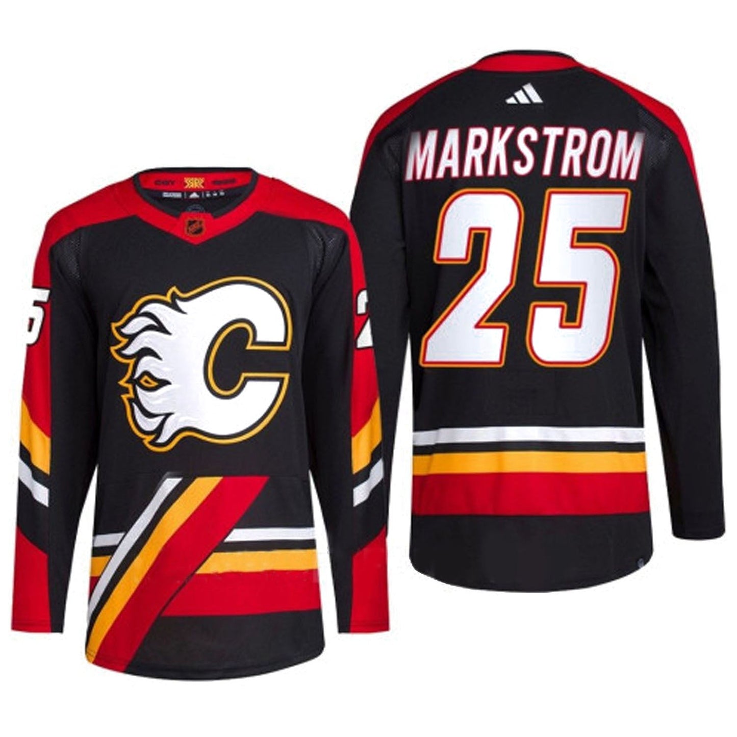 NHL Jacob Markstrom Calgary Flames 25 Jersey