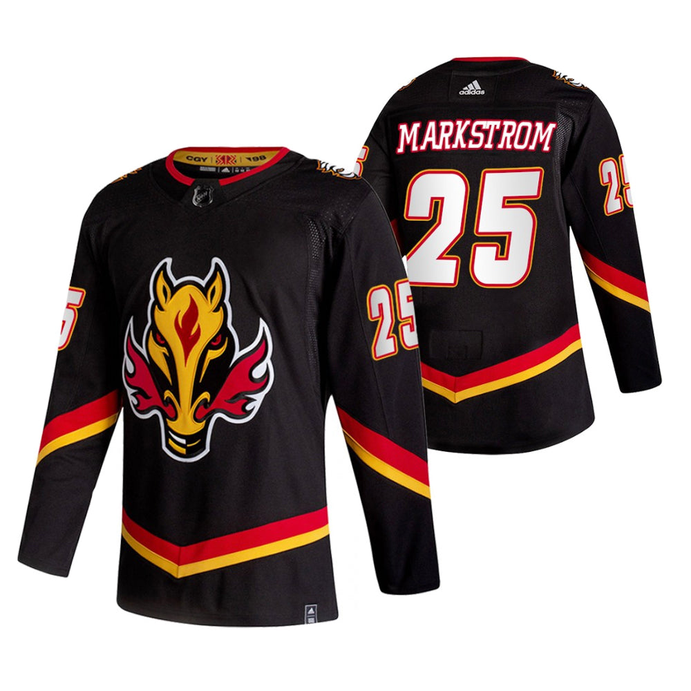 NHL Jacob Markstrom Calgary Flames 25 Jersey