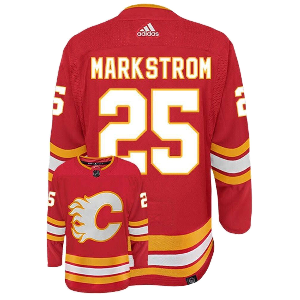 NHL Jacob Markstrom Calgary Flames 25 Jersey