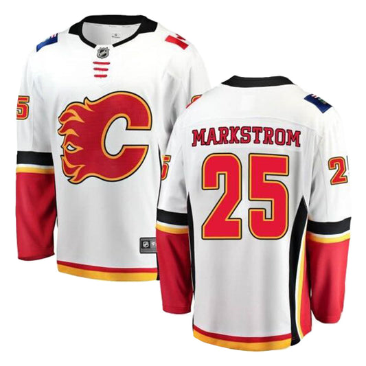 NHL Jacob Markstrom Calgary Flames 25 Jersey