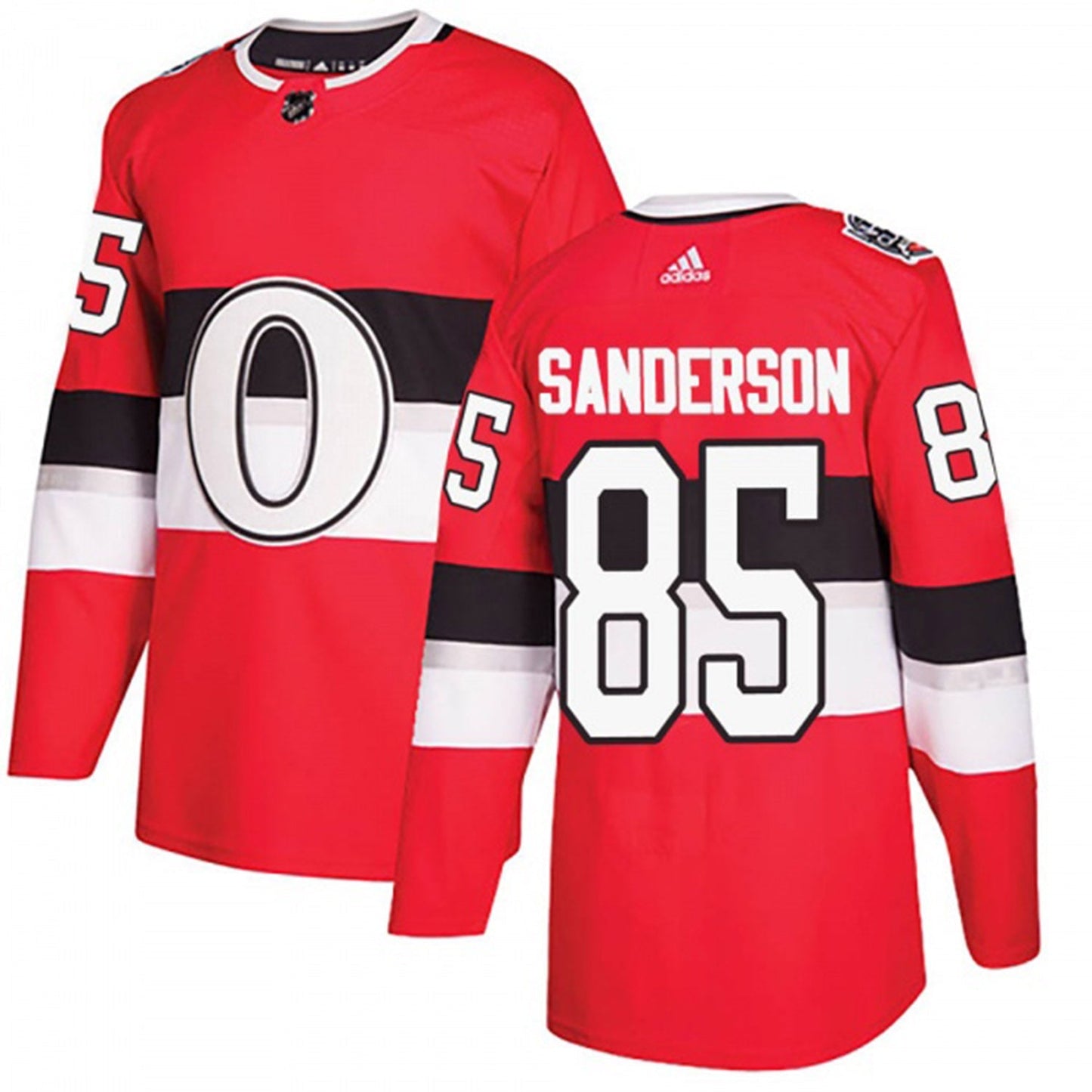 NHL Jake Sanderson Ottawa Senator 85 Jersey