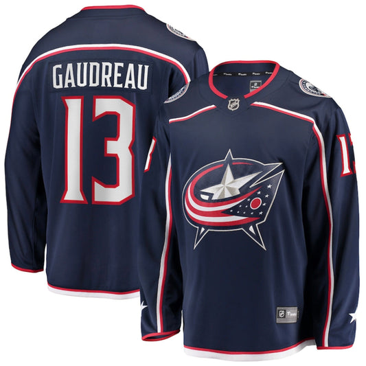 NHL Johnny Gaudreau Columbus Blue Jackets 13 Jersey