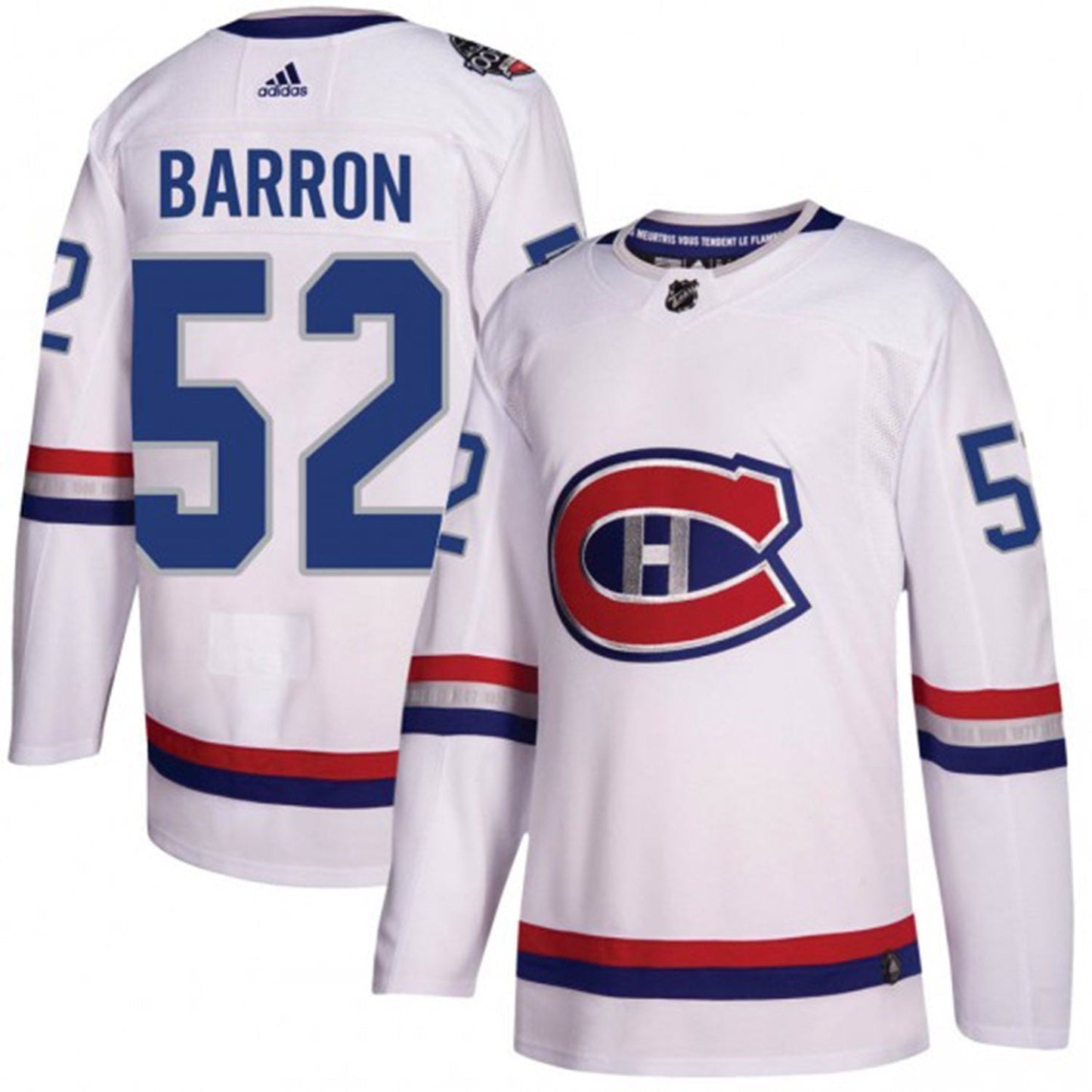 NHL Justin Barron Montreal Canadiens 52 Jersey