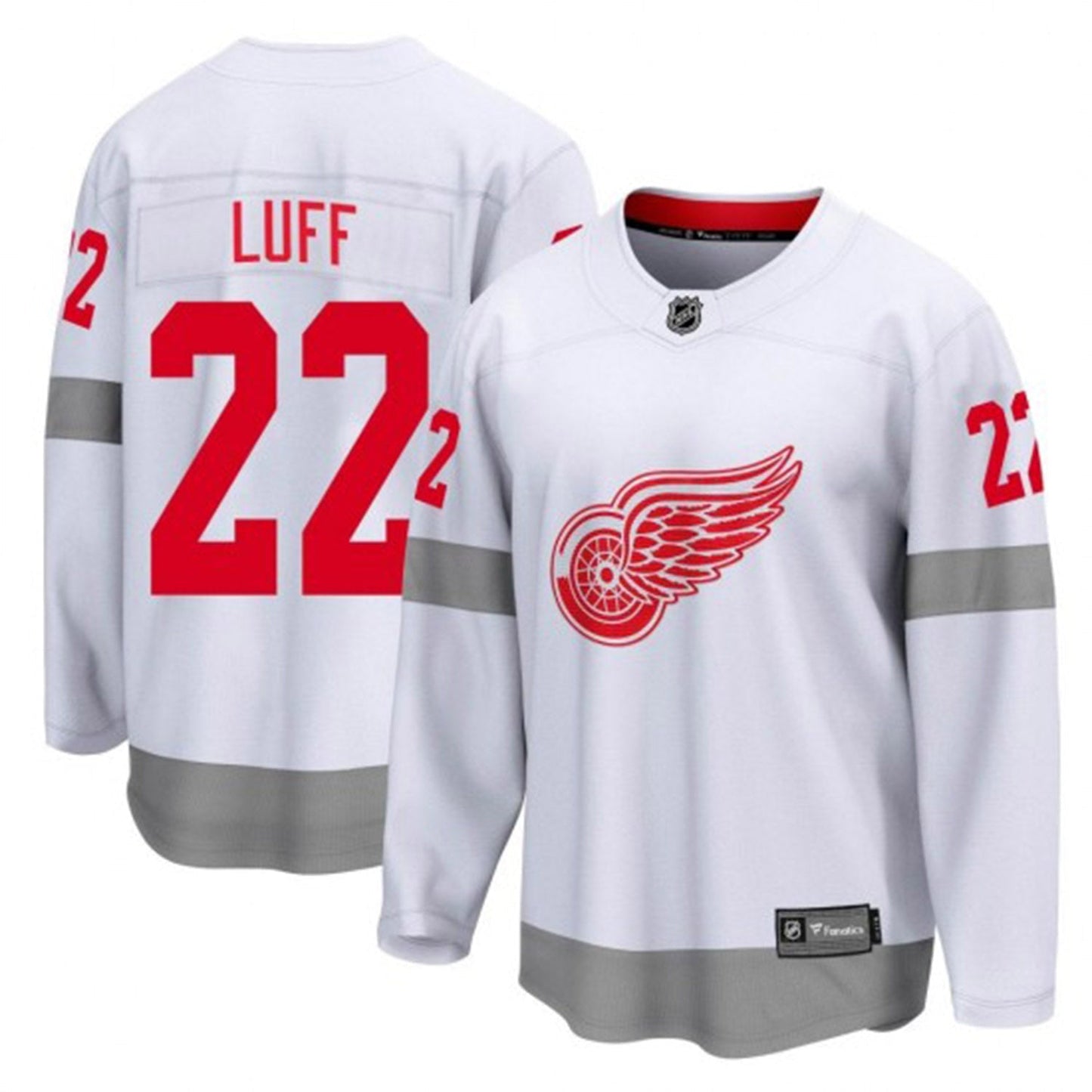 NHL Matt Luff Detroit Red Wings 22 Jersey