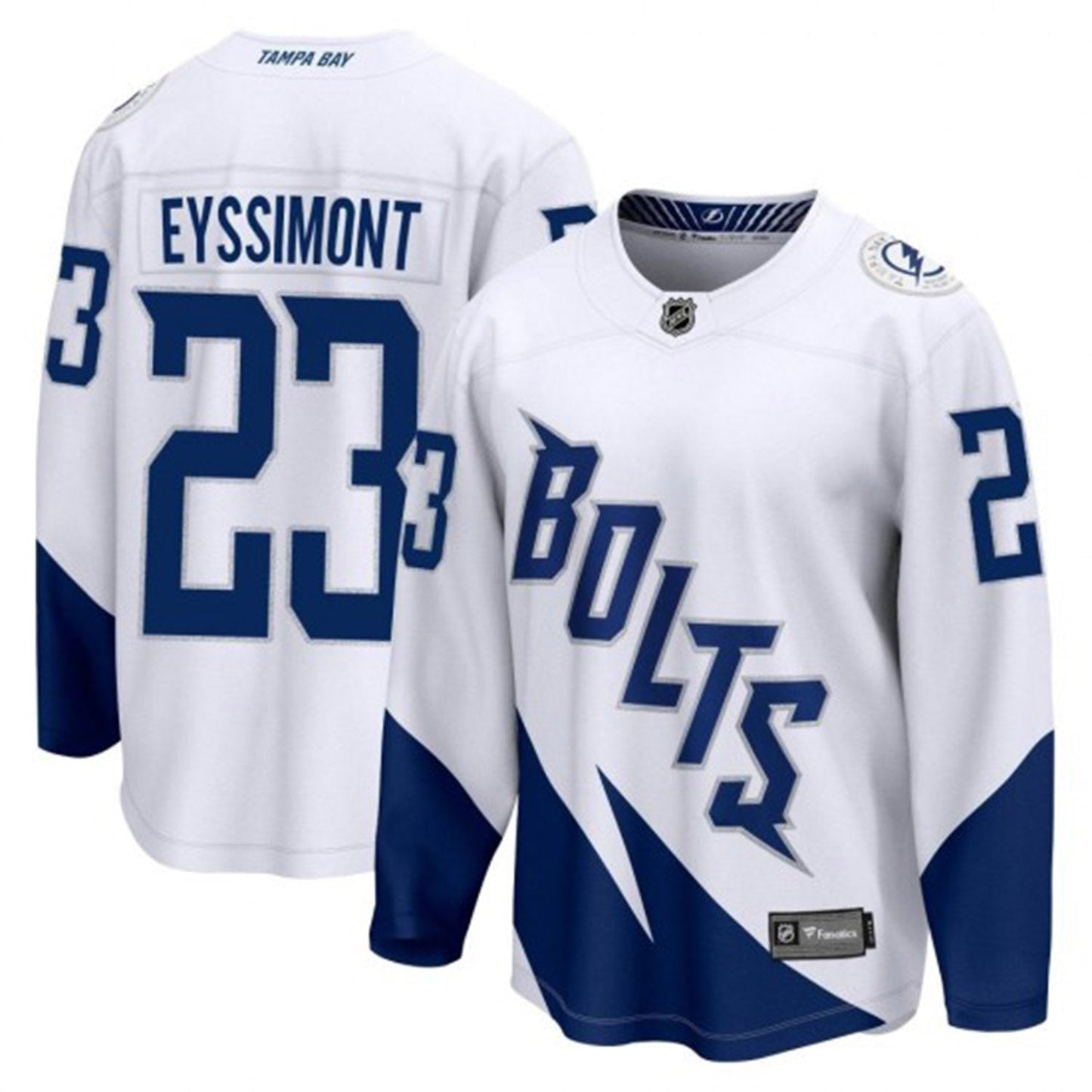 NHL Michael Eyssimont Tampa Bay Lightning 23 Jersey