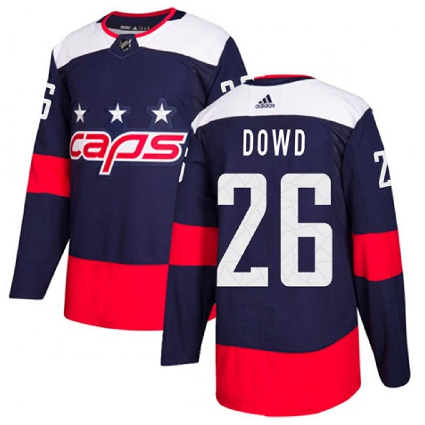 NHL Nic Dowd Washington Capitals 26 Jersey