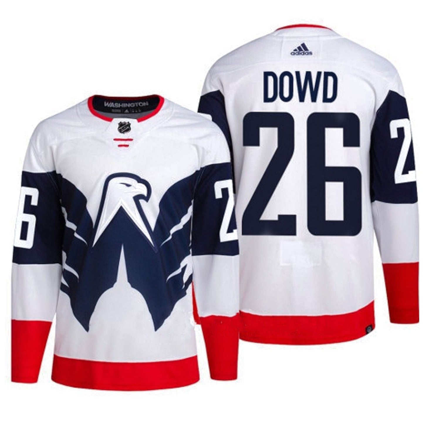 NHL Nic Dowd Washington Capitals 26 Jersey