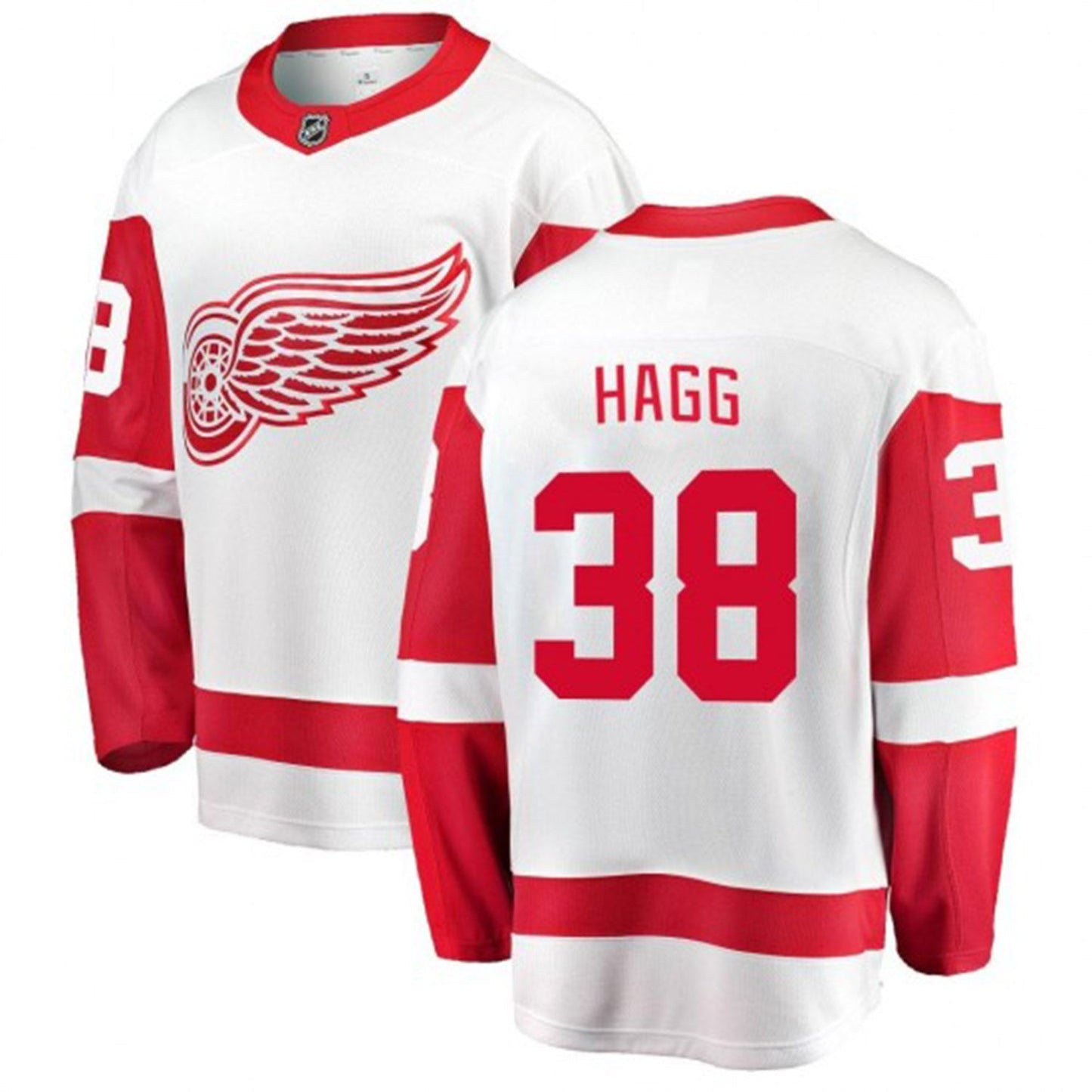 NHL Robert Hagg Detroit Red Wings 38 Jersey