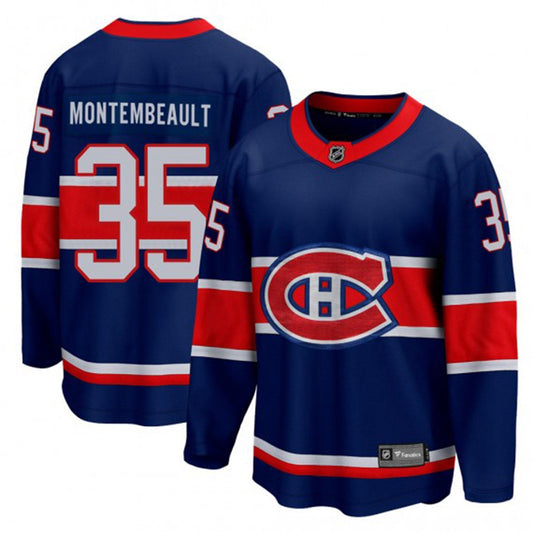 NHL Sam Montembeault Montreal Canadiens 33 Jersey