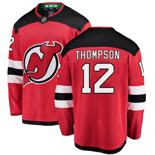 NHL Tyce Thompson New Jersey Devils 12 Jersey
