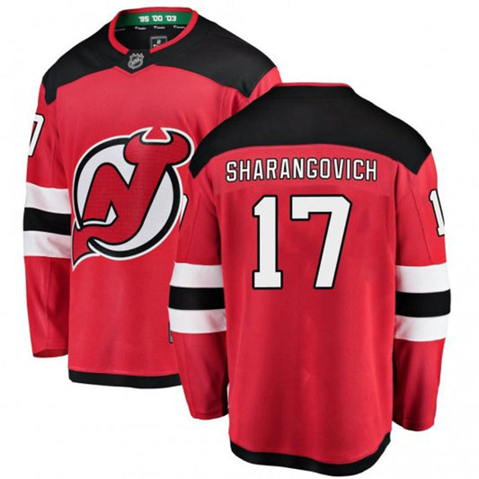 NHL Yegor Sharangovich New Jersey Devils 17 Jersey