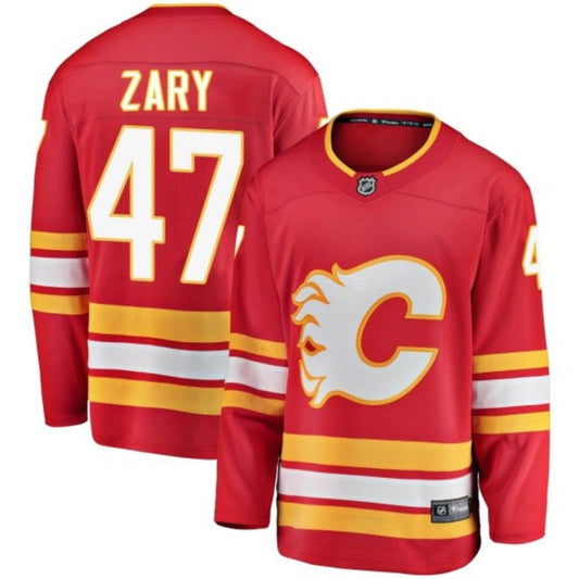 NHL Connor Zary Calgary Flames 47 Jersey