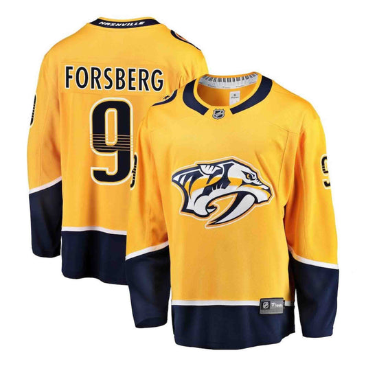 NHL Filip Forsberg Nashville Predators 9 Jersey
