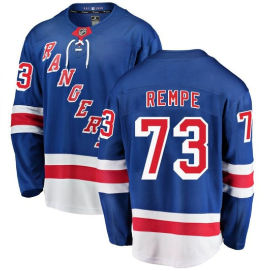 NHL Matt Rempe New York Rangers 73 Jersey