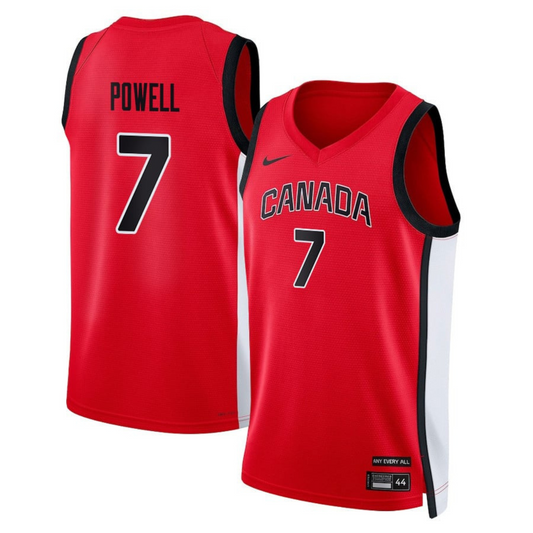 Olympic Dwight Powell Team Canada 7 Jersey