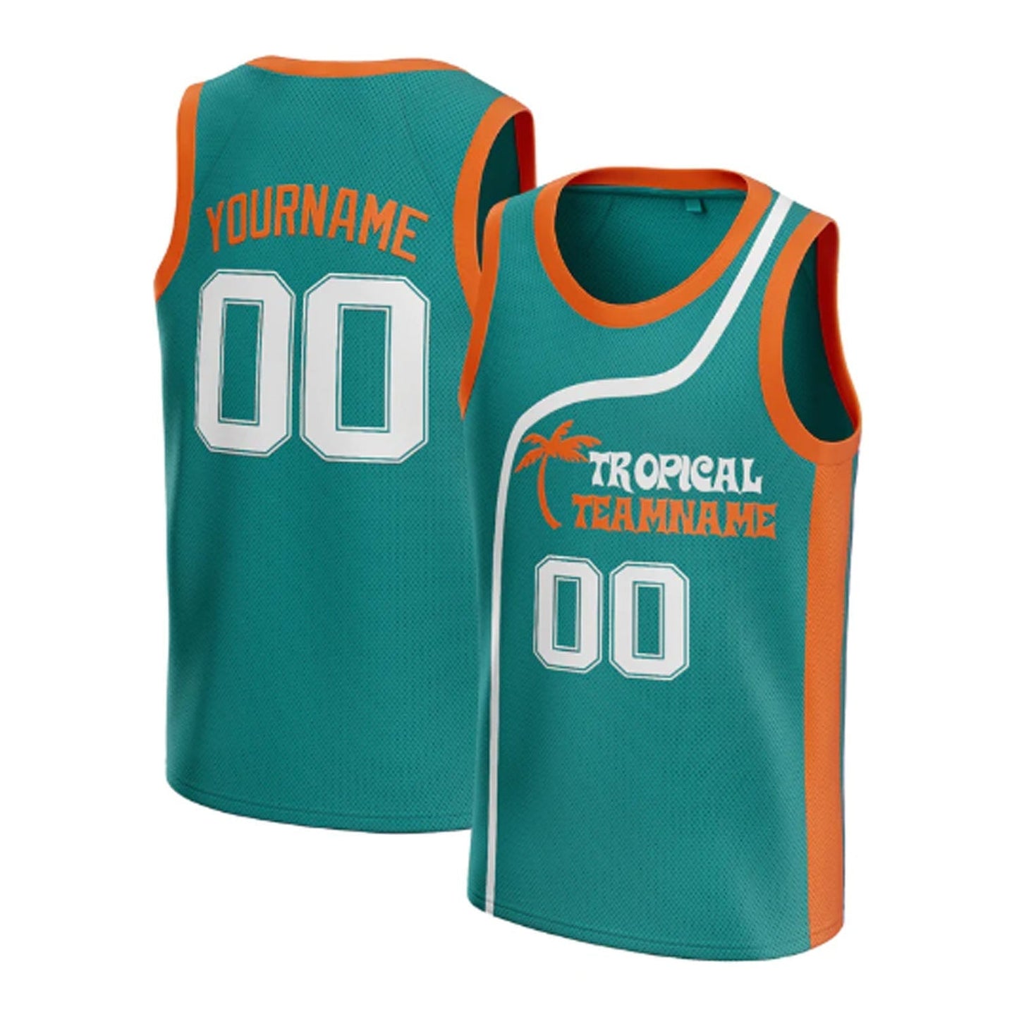 Tropical Custom Basketball Jersey