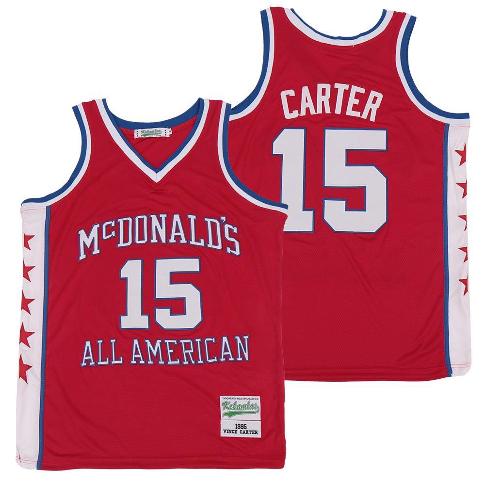 Vince Carter McDonald’s All-American High School 15 Basketball Jersey